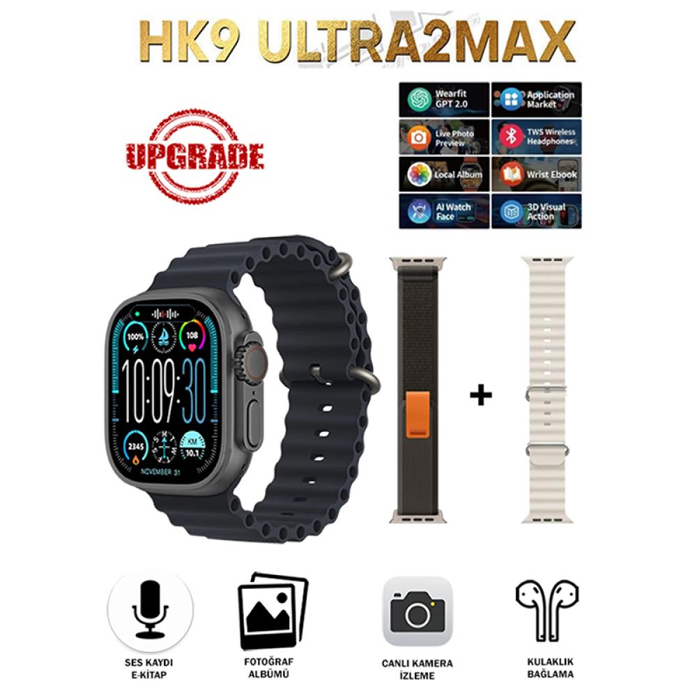 ساعت هوشمند مدل Hk9 Ultra 2 Max